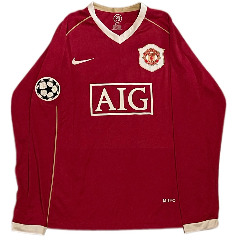 Cristiano Ronaldo Retro Long Sleeve 2007 Soccer Jersey